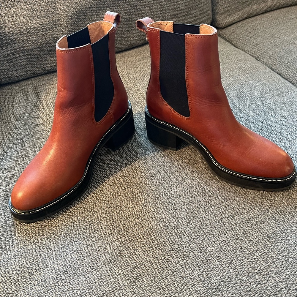 Madewell leather boots size 9